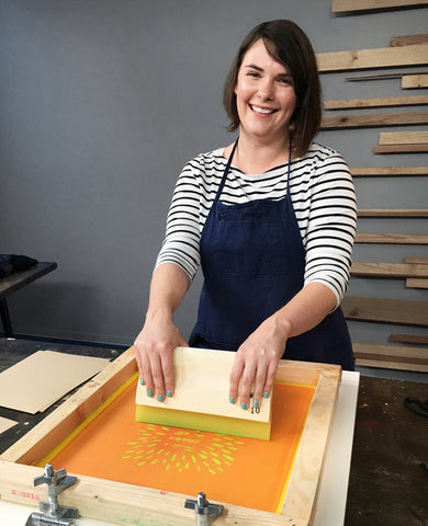 Learn to screenprint with Erin Dollar
