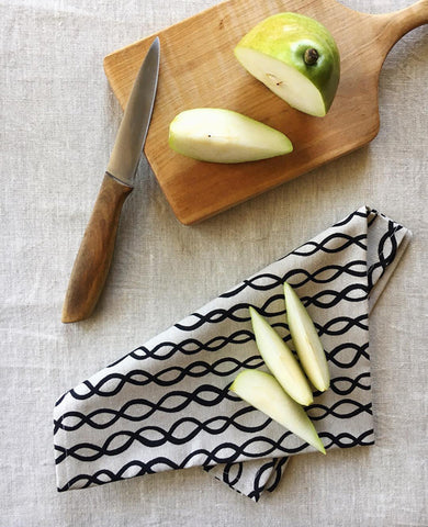 Linen Napkins - DNA print - Cotton & Flax