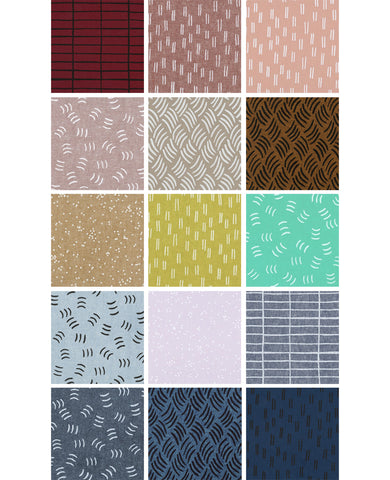 Balboa fabric fat quarters - designed by Erin Dollar for Robert Kaufman