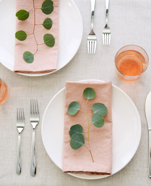 Linen Napkins - Blush – Cotton & Flax