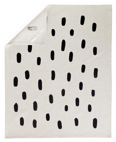 Brushstroke tea towel - Cotton & Flax