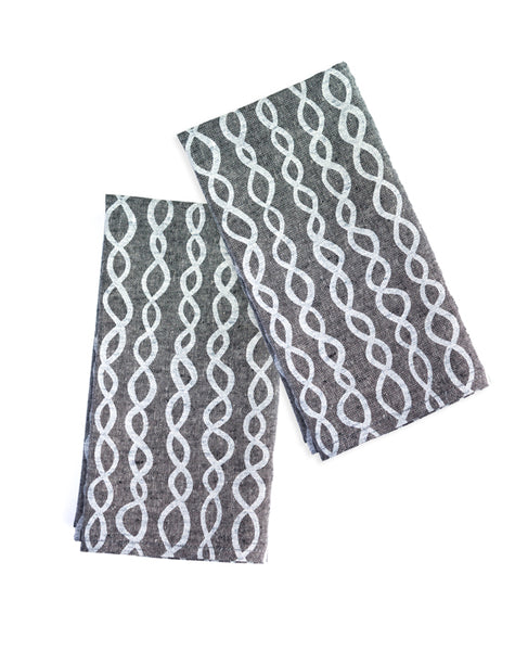 Chambray Linen Dinner Napkins - Cotton & Flax