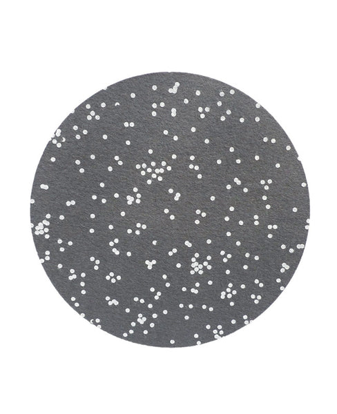Charcoal grey confetti trivet - Cotton & Flax