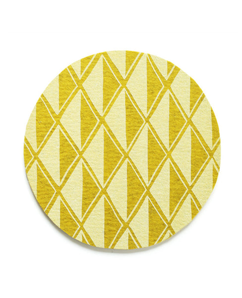 Gold Diamond Trivet - Cotton & Flax