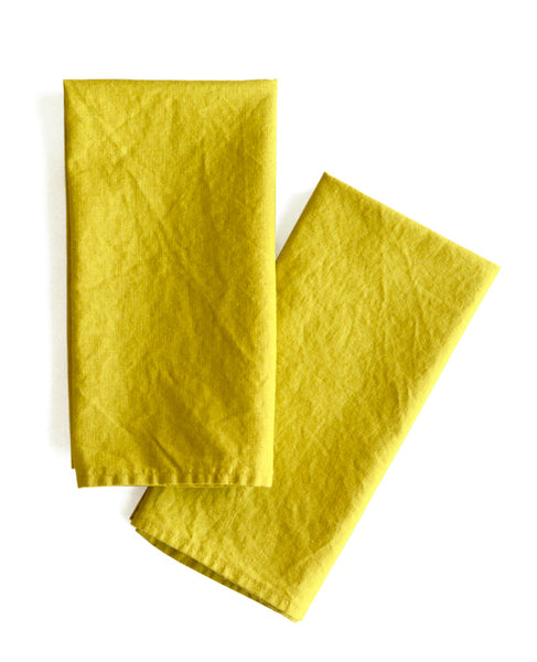 Goldenrod Linen Napkins