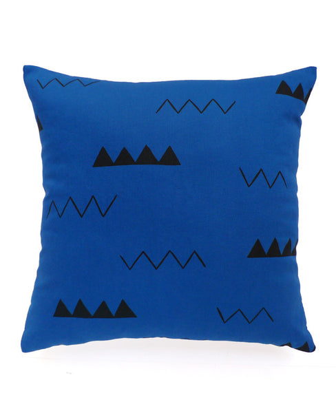 Indigo Blue Zig Zag Pillow