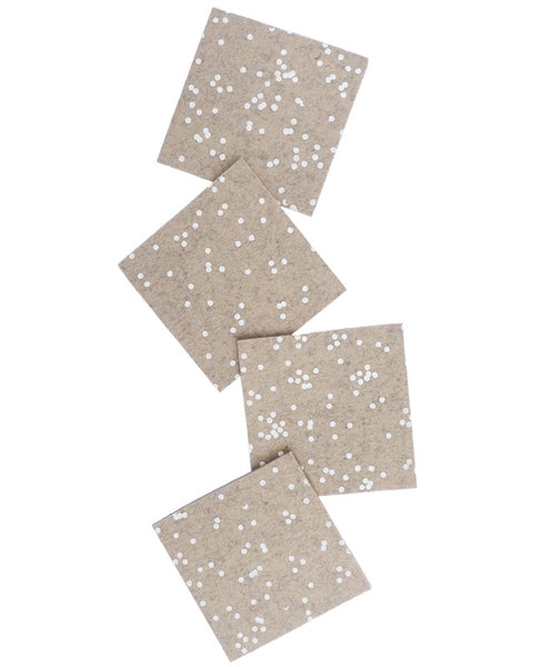 Latte Confetti Coasters - Cotton & Flax