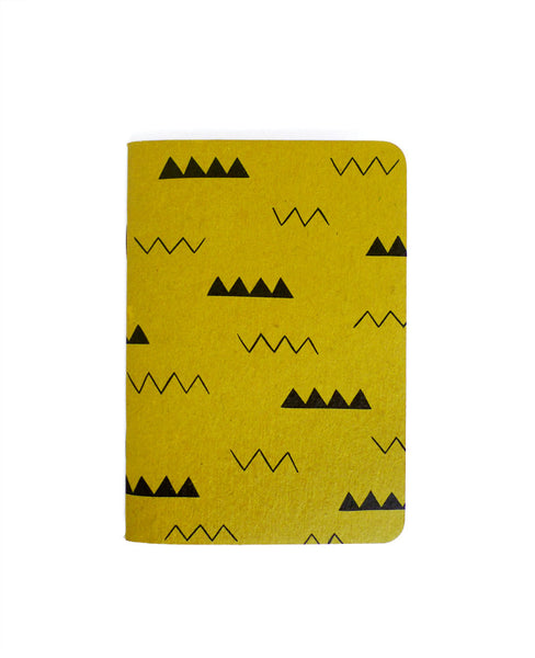 Zig Zag patterned notebook — Cotton & Flax