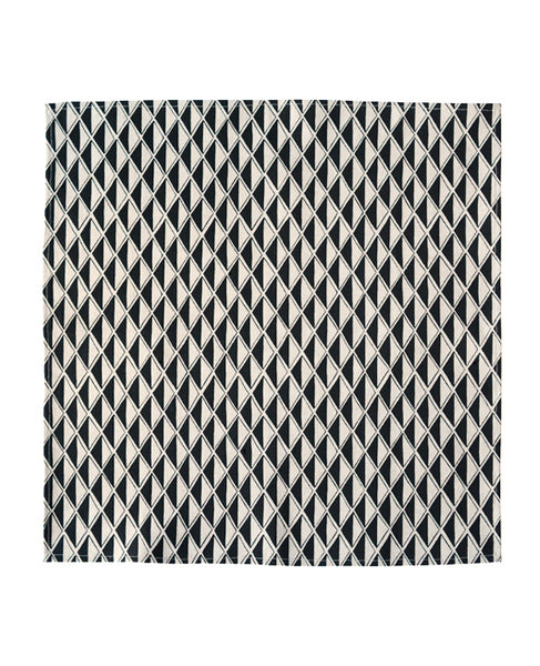 Black Diamond Linen Napkin from Cotton & Flax