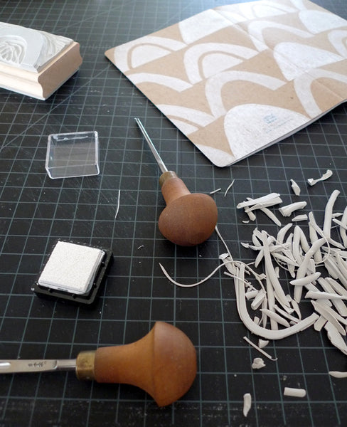 Block printing workshop - learn to print your own designs with Erin Dollar