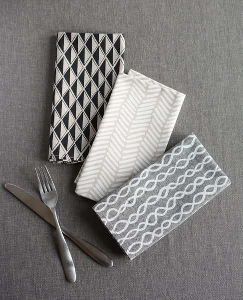 Linen dinner napkins from Cotton & Flax