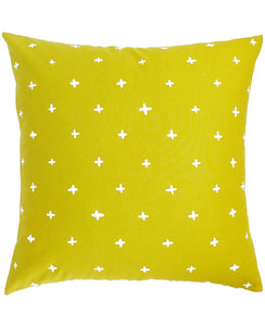 Gold Linen Plus Throw Pillow - Cotton & Flax