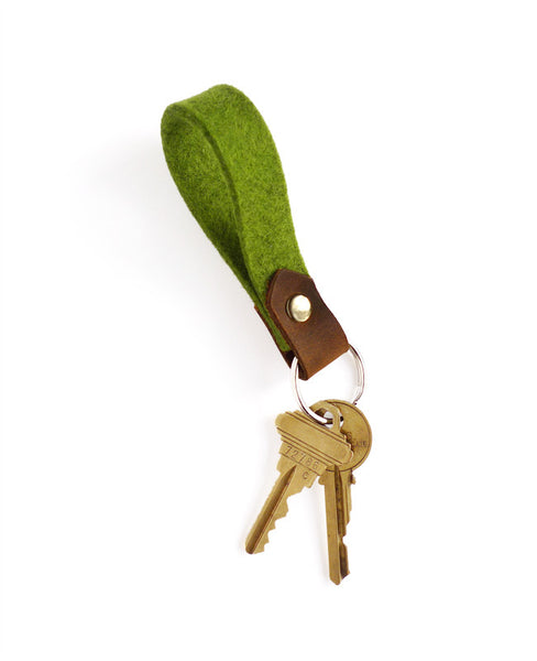 Natural Felt Keychain from Cotton & Flax