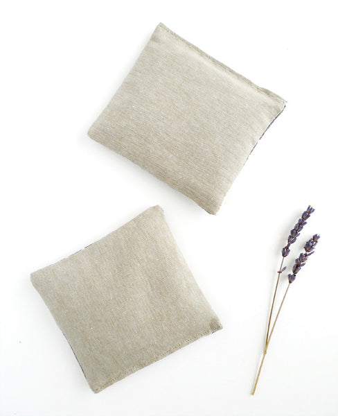 Linen lavender sachet - made with organic lavender