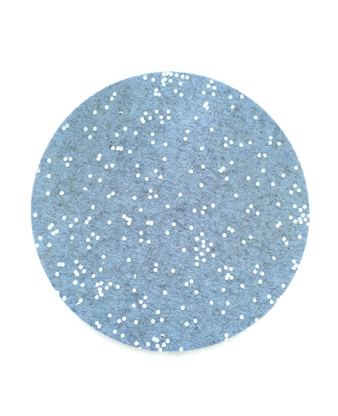 Ice Blue Confetti Trivet