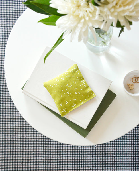 Linen lavender sachet - made with organic lavender